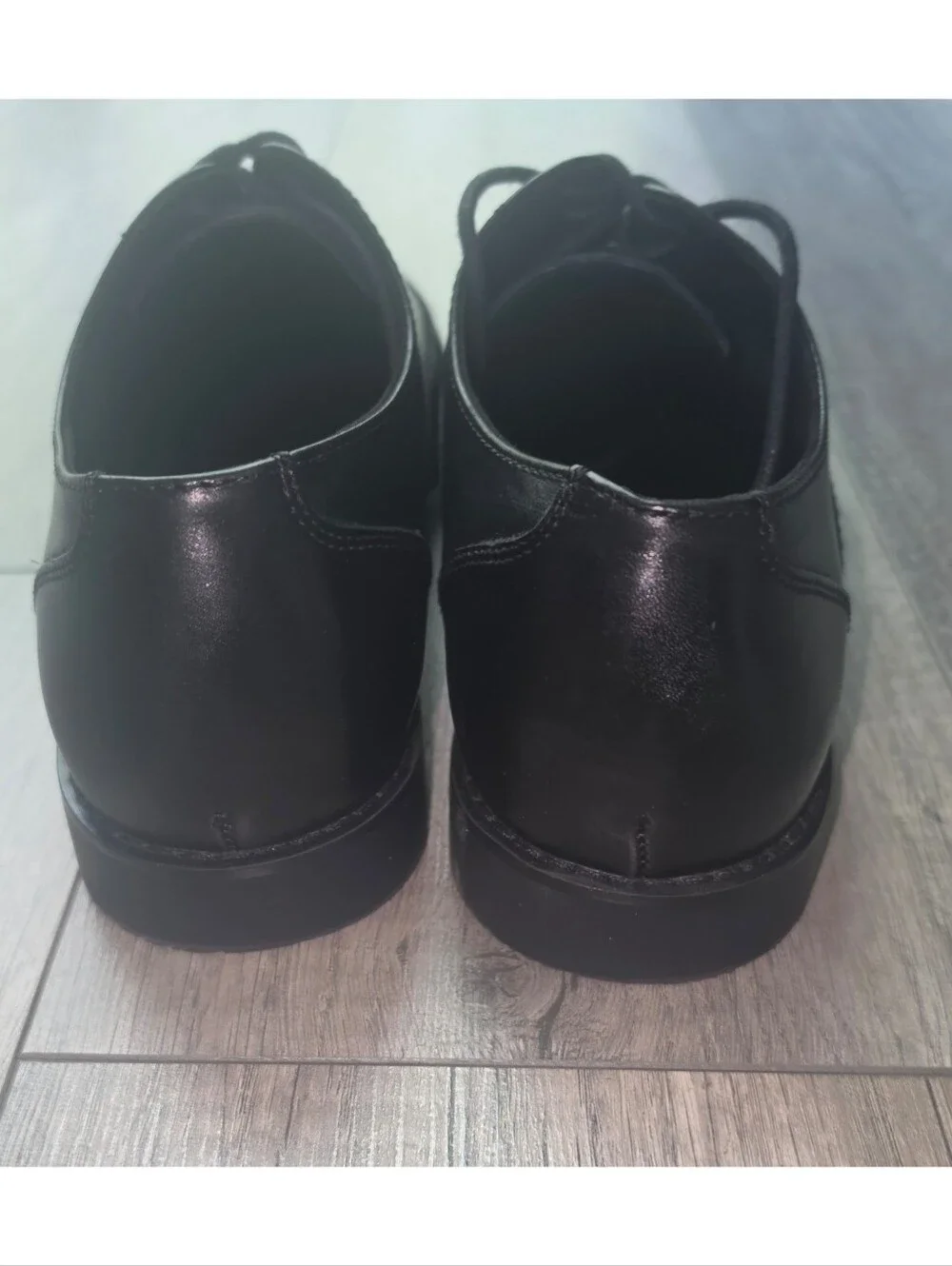 Jos. A. Bank Men’s Black Leather Cap Toe Oxford Dress Shoes 10.5 EUC